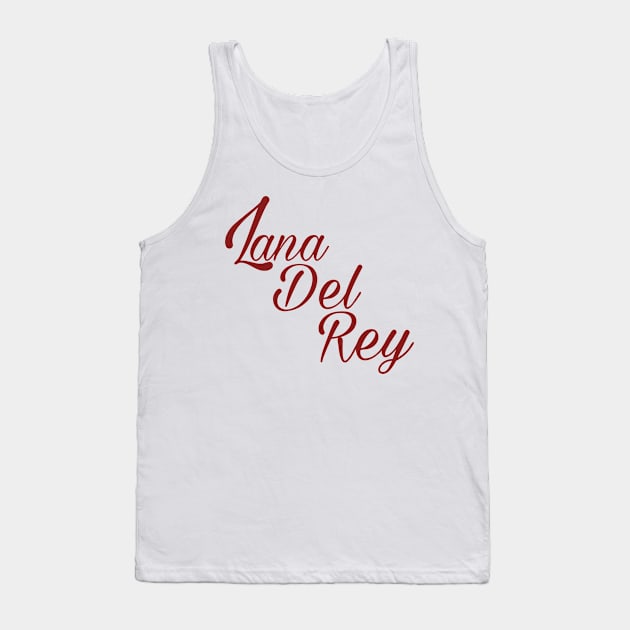 Lana Del Rey text Tank Top by Pale Green Ghosts